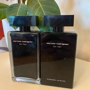 Narciso Rodriquez For Her EDT and lotion